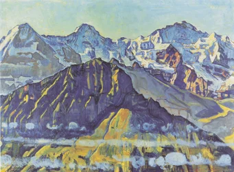 Eiger, Mönch et Jungfrau au lever du soleil